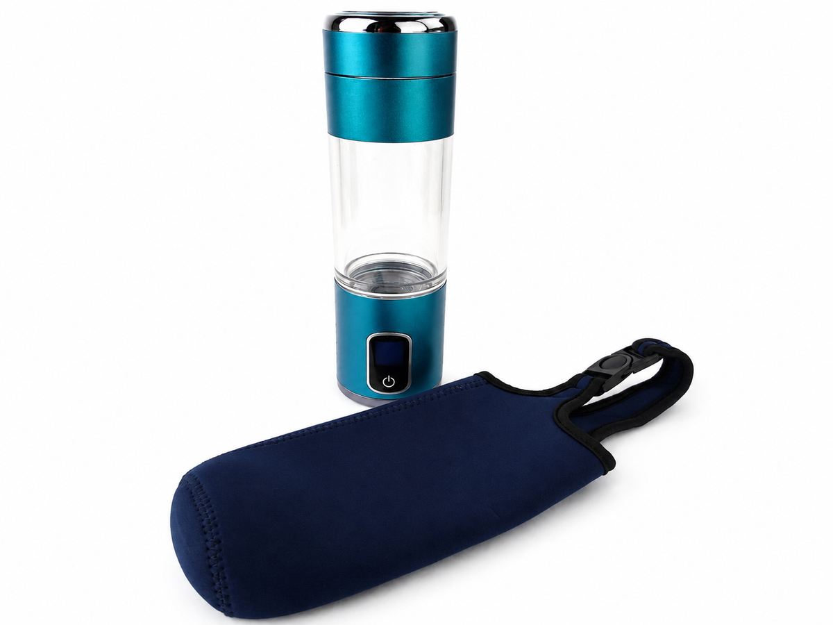 TheFormeLabs hydrogen water bottle with free neoprene carrier